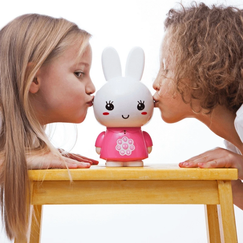 Interaktyvus žaislas su garsiakalbiu Alilo Big Bunny, rožinis