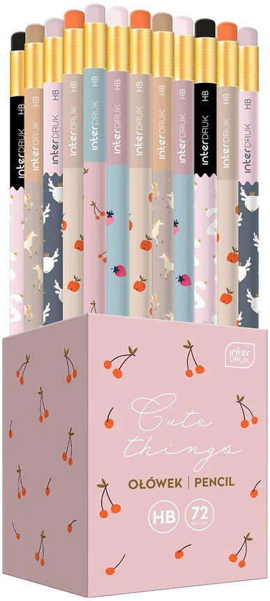 Interdruk Hb pieštukas su trintuku Cute, 1 vnt.