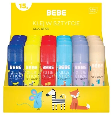 Interdruk Klej w sztyfcie BB KIDS 15g 1 sztuka szkolny