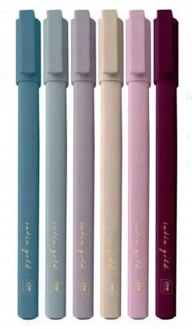 Interdruk Satin Gold gelinis rašiklis, mėlynas 0,5 mm, 1 vnt.