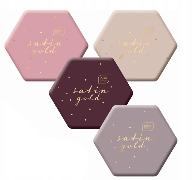 Interdruk Stilinga trintukas "satin Gold" su aukso detalėmis, 4 dizainai