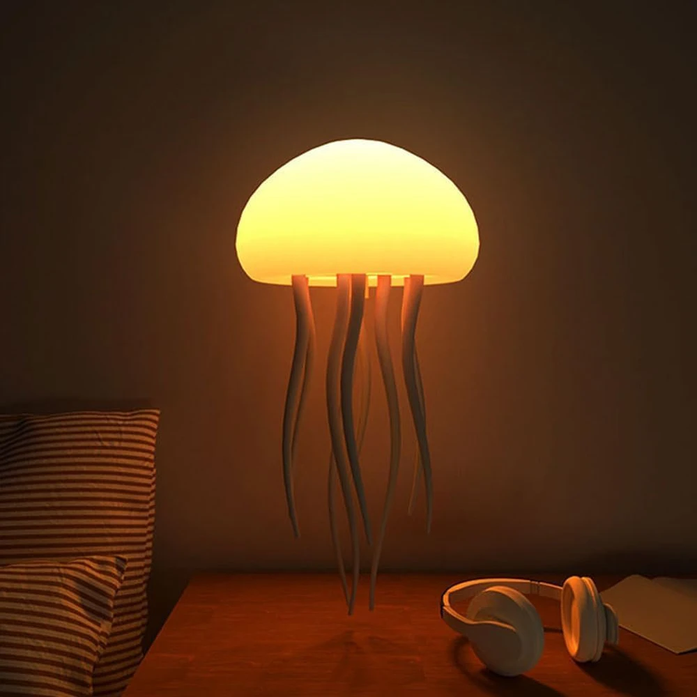 Interlook MEDUZA Naktinė lempa DLA DZIECI LED RGB AKTYWACJA DŹWIĘKIEM RUCHOME MACKI