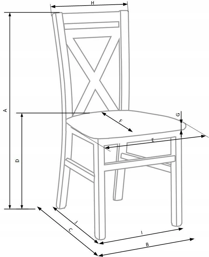 Intesi Aliaskos kėdė, HONEY OAK