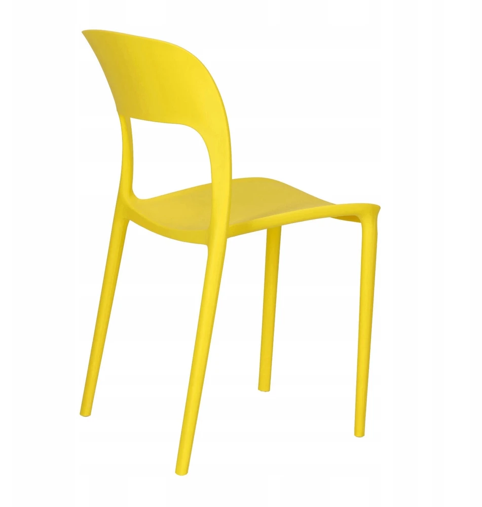 Intesi FLEXI PLASTIKO KĖDĖ, geltona, šviesi, ERGONOMIKA
