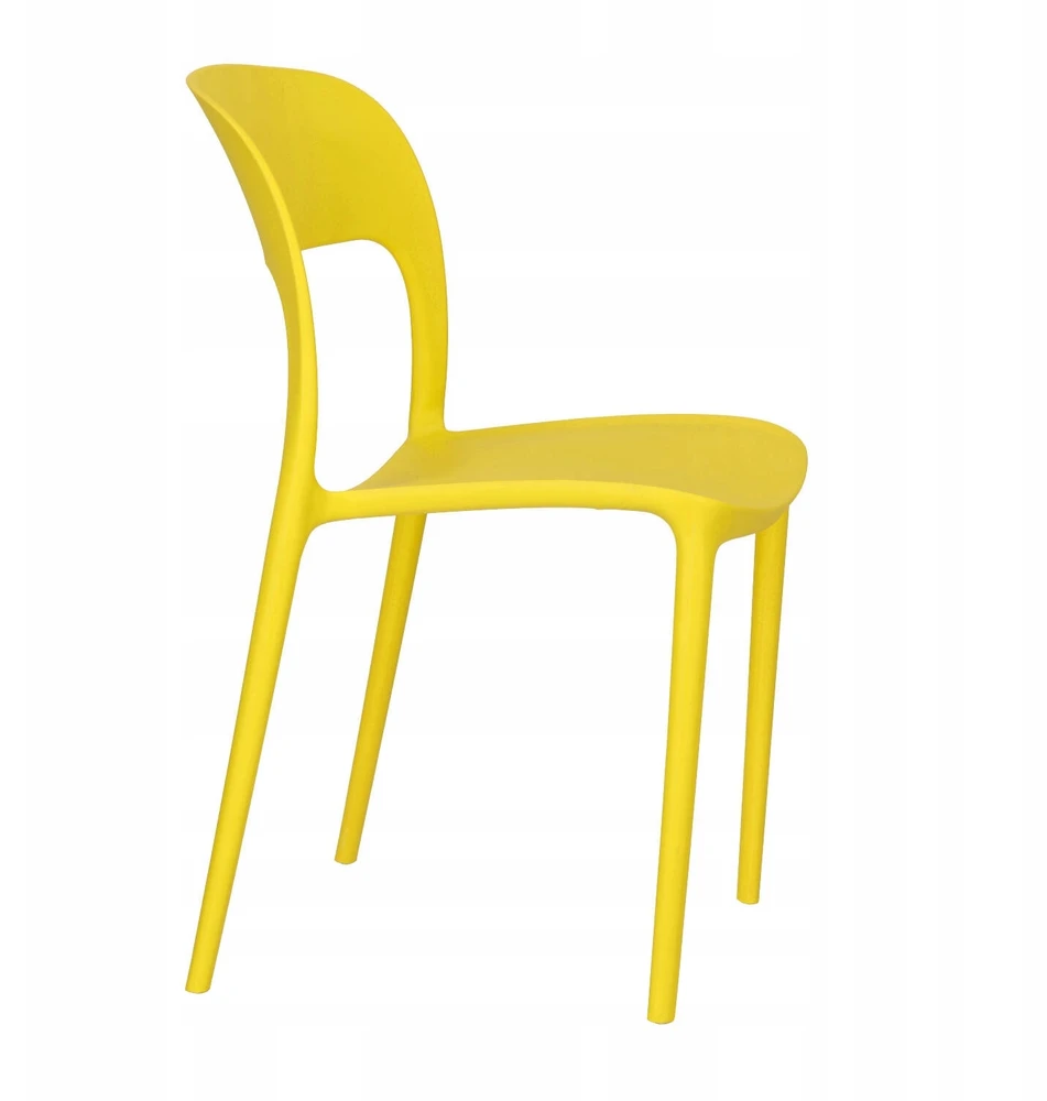 Intesi FLEXI PLASTIKO KĖDĖ, geltona, šviesi, ERGONOMIKA