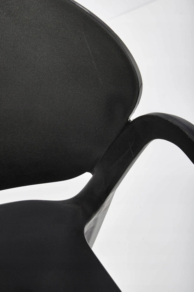 Intesi Nadine juoda MINIMALISTINĖ PLASTIKO KĖDĖ