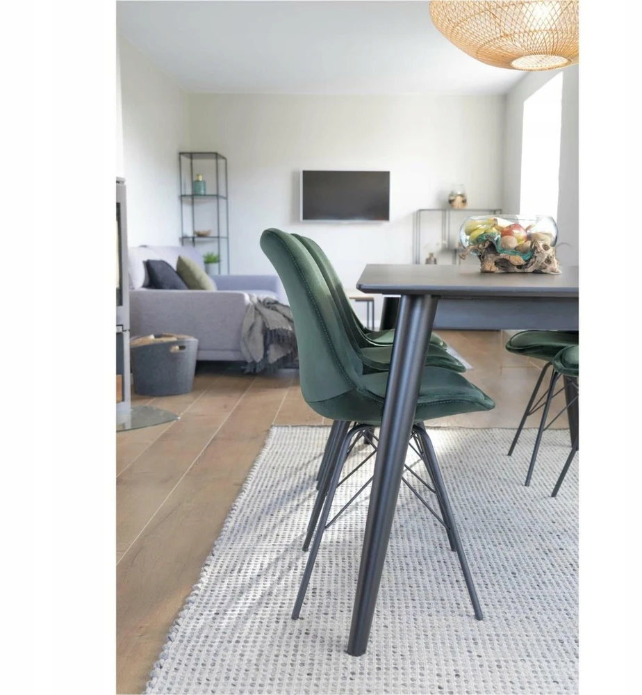 House Nordic Aps Intesi Oslo Velvet kėdė, tamsiai žalia (Dydis: universalus)