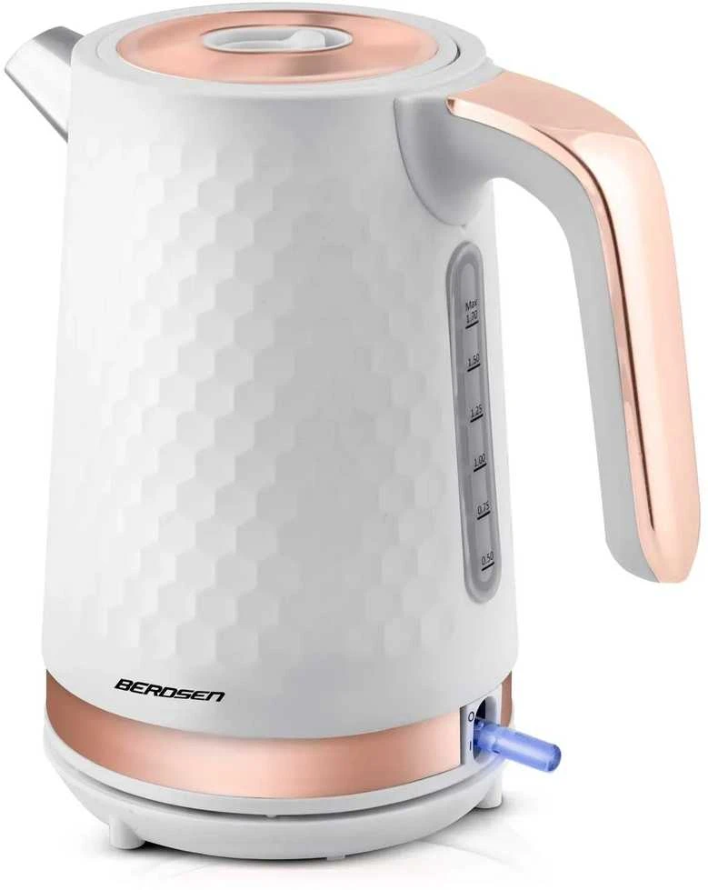 Intex Elektrinis virdulys 1,7 l Berdsen BD-705 baltas ir varinis