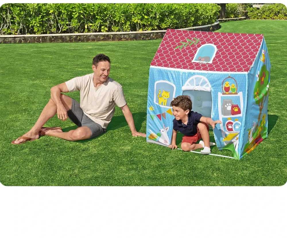 Intex Palapinės tipo namelis su langais 114 x 102 x 76 cm Bestway 52007