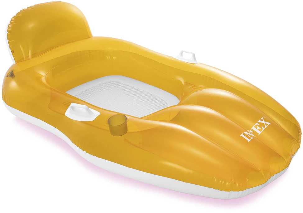 INTEX plaukimo čiužinys 163 x 104 cm oranžinis