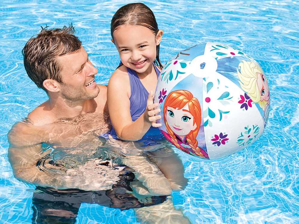 Intex Pripučiamas paplūdimio kamuolys „Disney Frozen“, 51 cm skersmuo, „Bestway 58021“