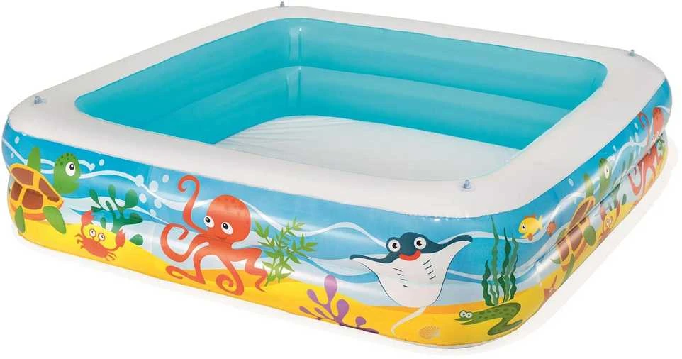 Bestway pripučiamas baseinas su stogeliu, 140x140x114 cm