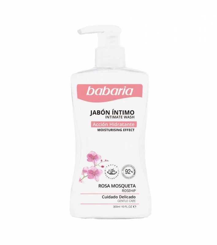 "Babaria" intymios higienos muilas su erškėtuogių aliejumi 300ml