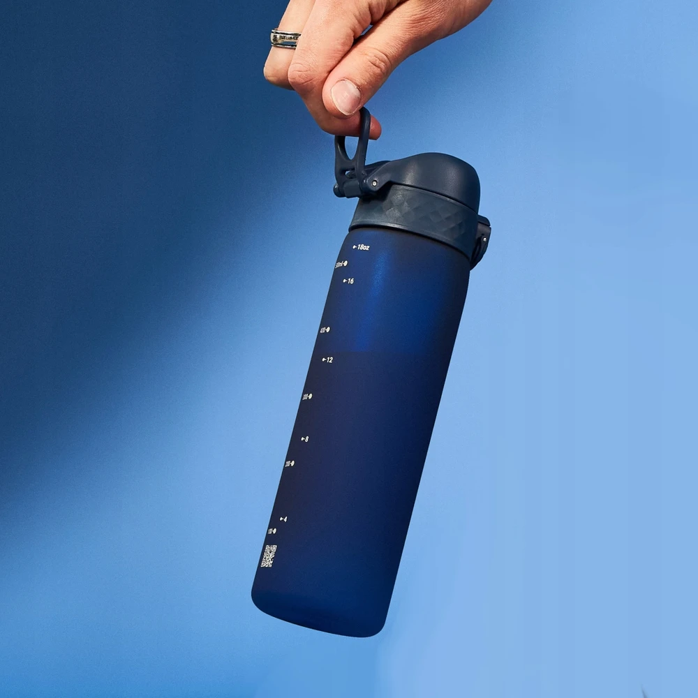 Ion8 0,5l sportinis gertuvė mėlyna, su kietu kandikliu
