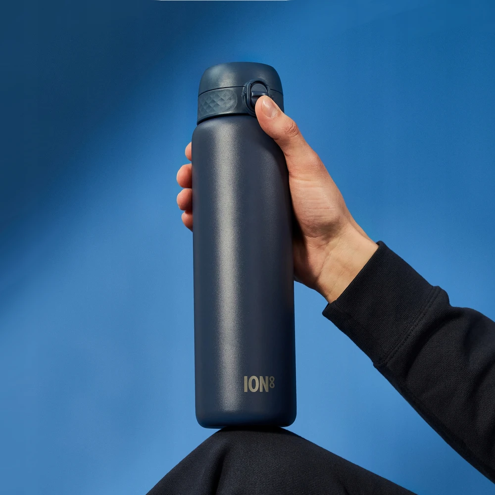 Gertuvė Ion8 1.2l Nerūdijančio Plieno Butelis Ash Navy - Vienos Sienelės