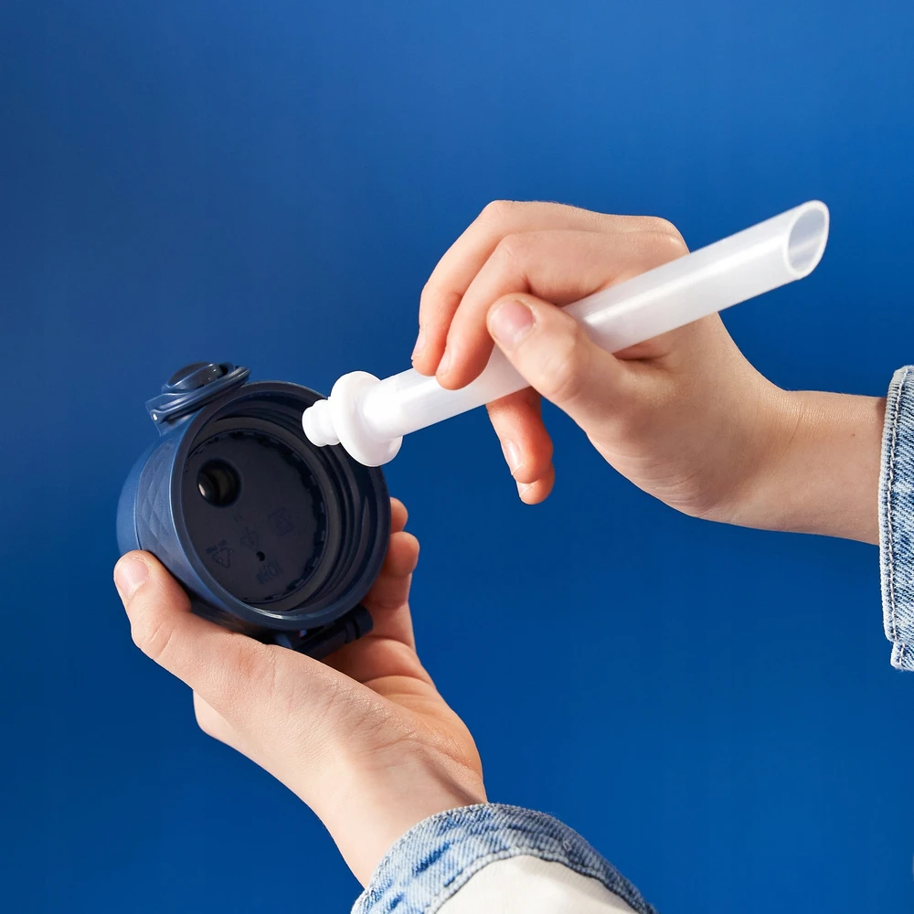 Gertuvė Ion8 350 ml bidonas su šiaudeliu – patogus ir higieniškas
