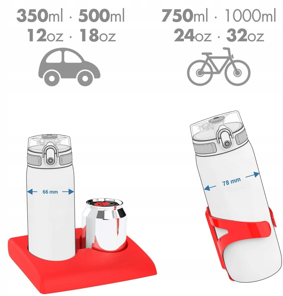 Gertuvė Ion8 Bidonas 500ml "birds" - Vienu Paspaudimu