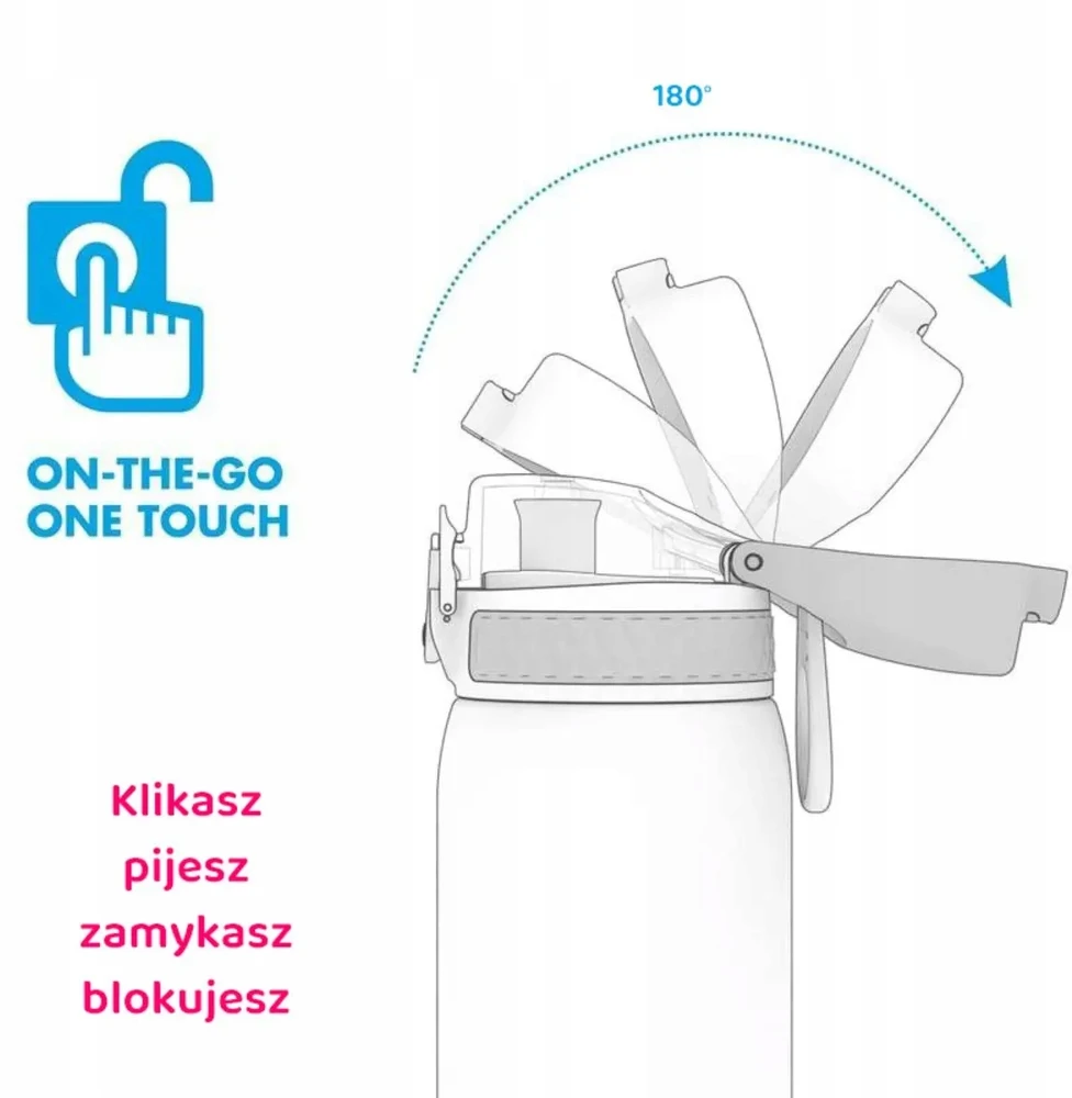 ION8 Buteliukas 350ml BPA Free Ice Kreminis