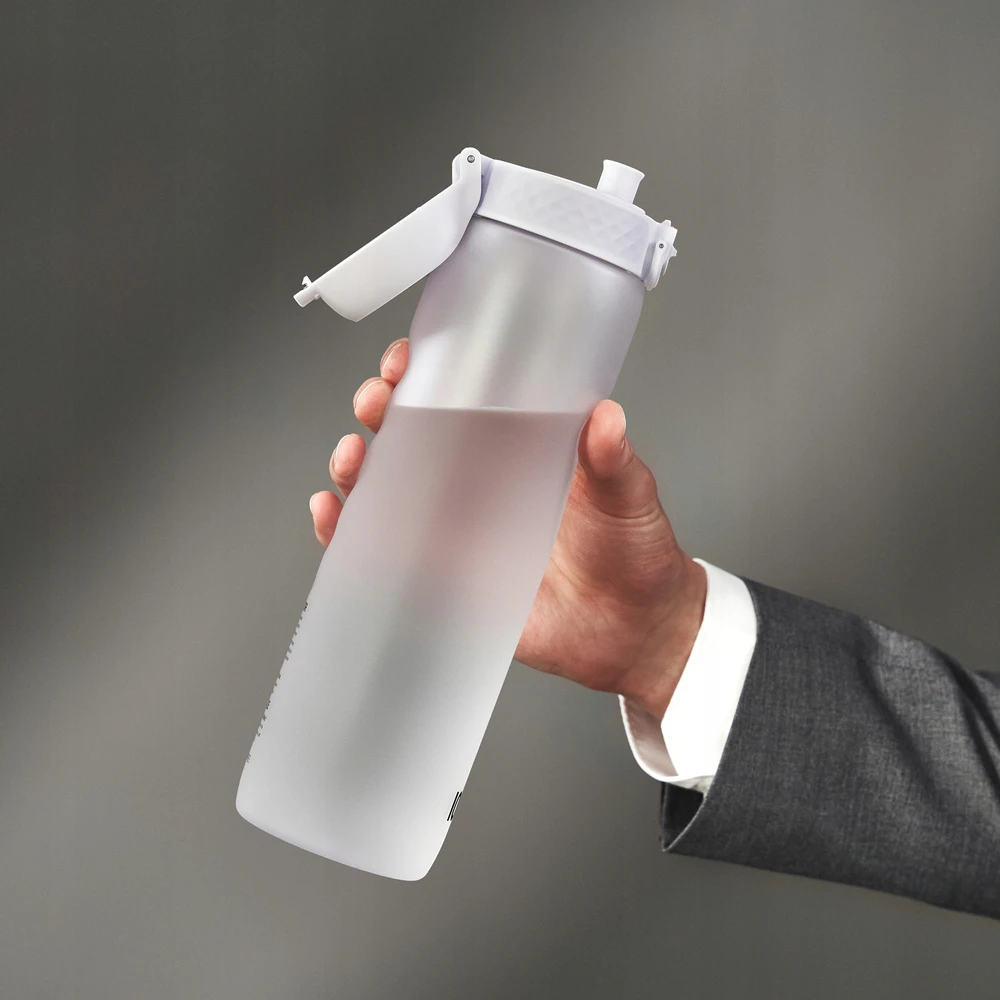 Gertuvė Ion8 skaidri vandens butelis su motyvacine skale 1000ml