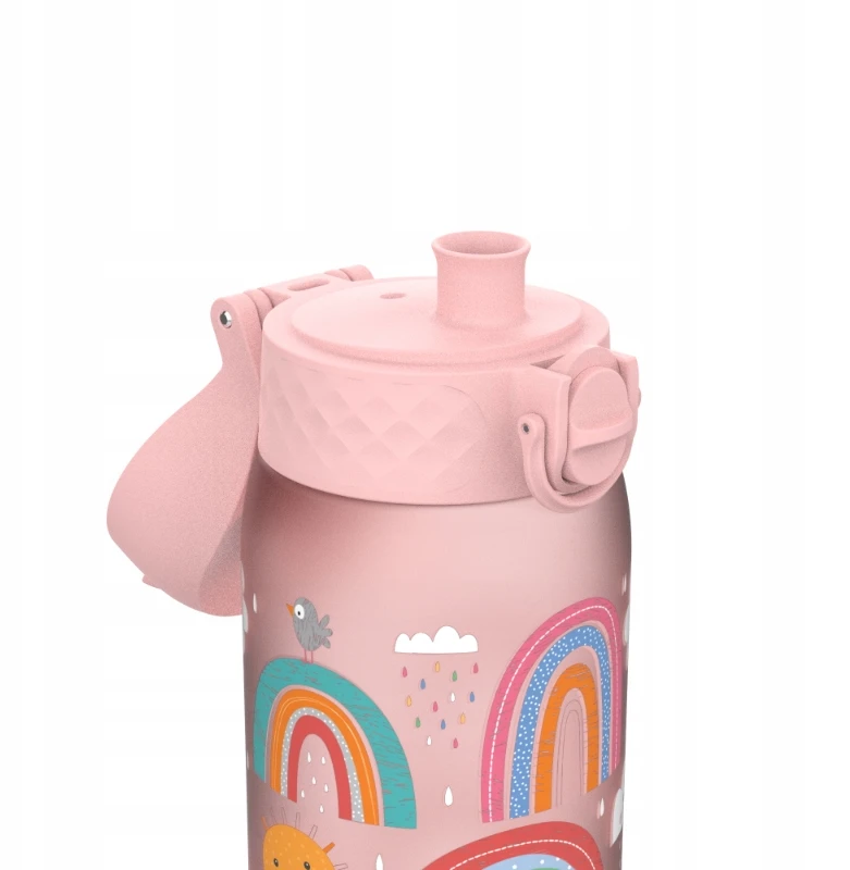 Ion8 vaikiškas gertuvė 350 ml - Rainbows, rožinė