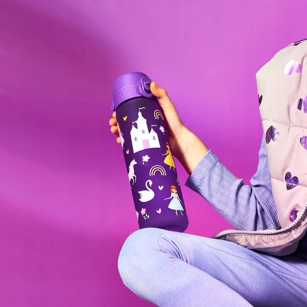 ION8 - vandens buteliukas, vaikiškas buteliukas, 500 ml - PRINCESS princesės pilis