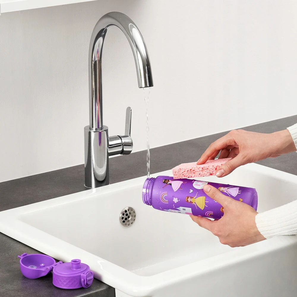 ION8 - vandens buteliukas, vaikiškas buteliukas, 500 ml - PRINCESS princesės pilis