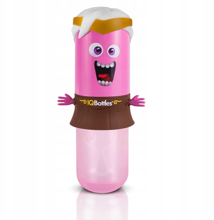 Gertuvė Iqbottles Vandens butelis 2in1 Rožinė Baltas Hair