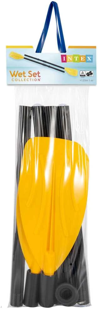 Intex French Oars Geltona/Juodas