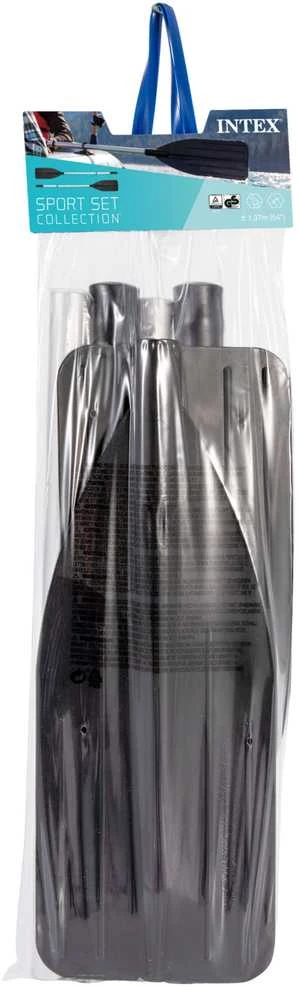 INTEX aliuminiai baidarės irklai, 2 vnt., viengubi, 137 cm