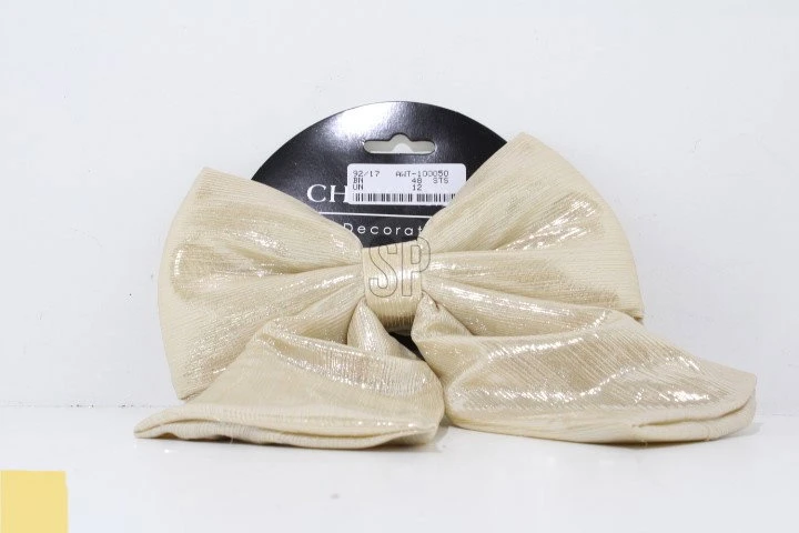 Christmas Tree toy Decoris Bow. auksinis. poliester