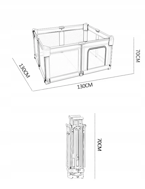 Isere SULANKSTAMAS VAIKŲ PENRY PREMIUM 130x130 MAT RUMULIAUS KREPŠELIS GREITAS LANKSTYMAS
