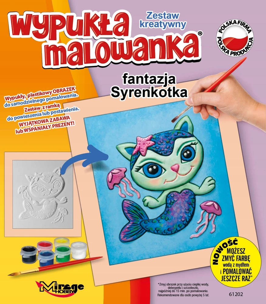 Išgaubtas paveikslas Fantasy Mermaid 200x50 mm Mirage Hobby