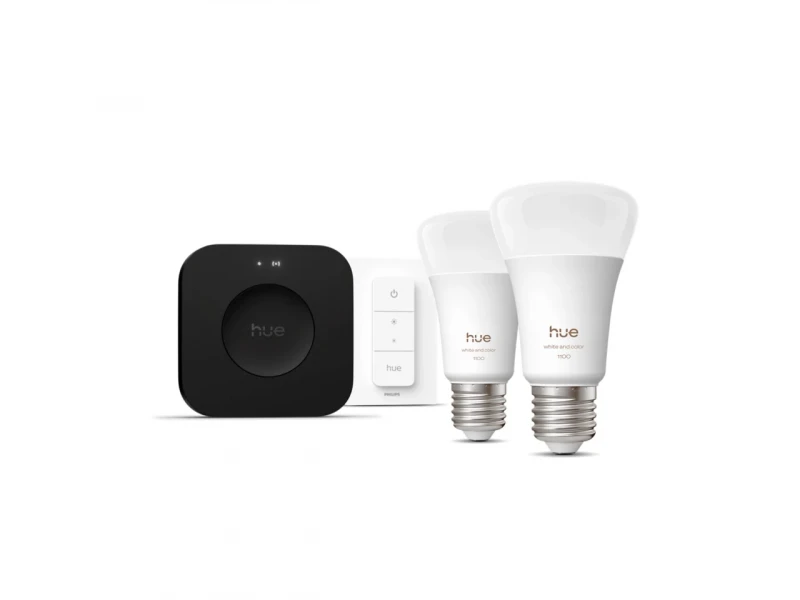 „Philips Hue Bridge Pro“ + 2 x E27 + šviesos reguliatorius