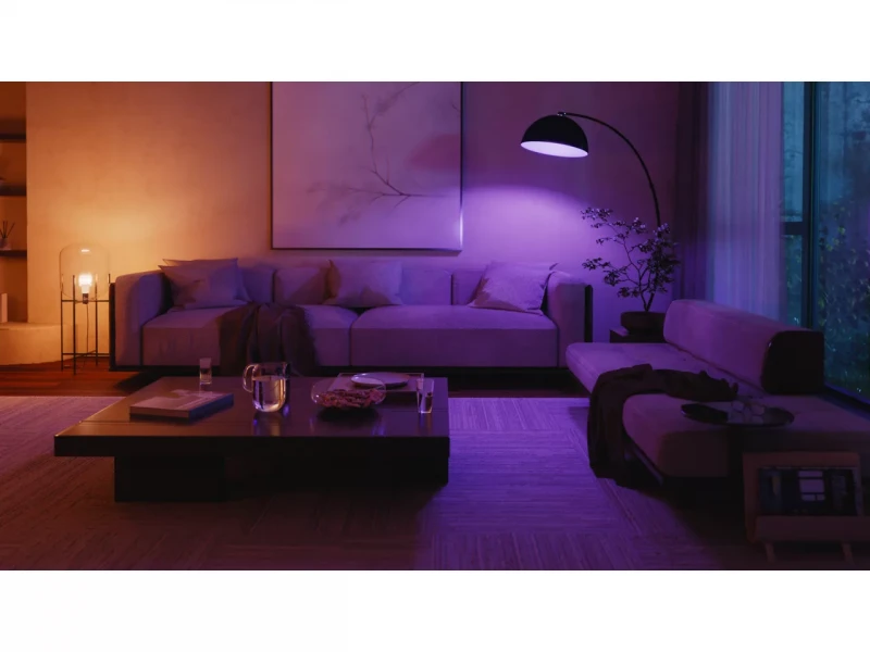 „Philips Hue Bridge Pro“ + 2 x E27 + šviesos reguliatorius