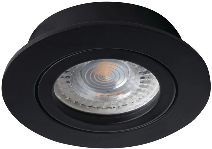 Išmanus įleidžiamas LED šviestuvas EGLO SALICETO-Z RGB, 5W, 2700-6500K, 400lm, juodos sp, Ø8,8cm,APP
