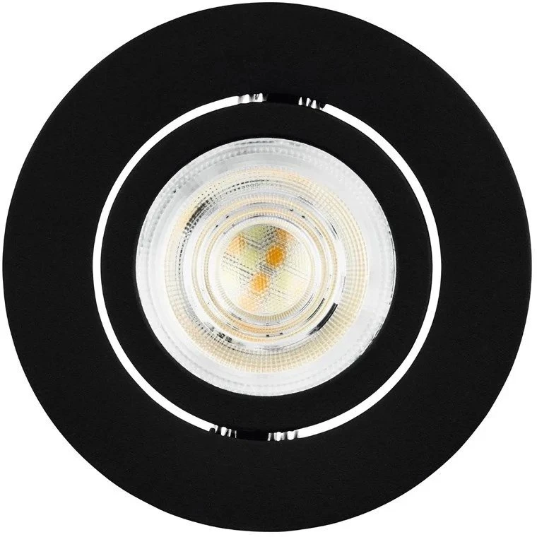 Išmanus įleidžiamas LED šviestuvas EGLO SALICETO-Z RGB, 5W, 2700-6500K, 400lm, juodos sp, Ø8,8cm,APP