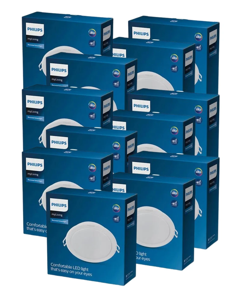 Lubinis šviestuvas Išmanus įleidžiamas LED šviestuvas EGLO FUEVA-Z, IP44, 16,5W, 2700-6500K, 2100lm, balt.,Ø21,6cm, APP