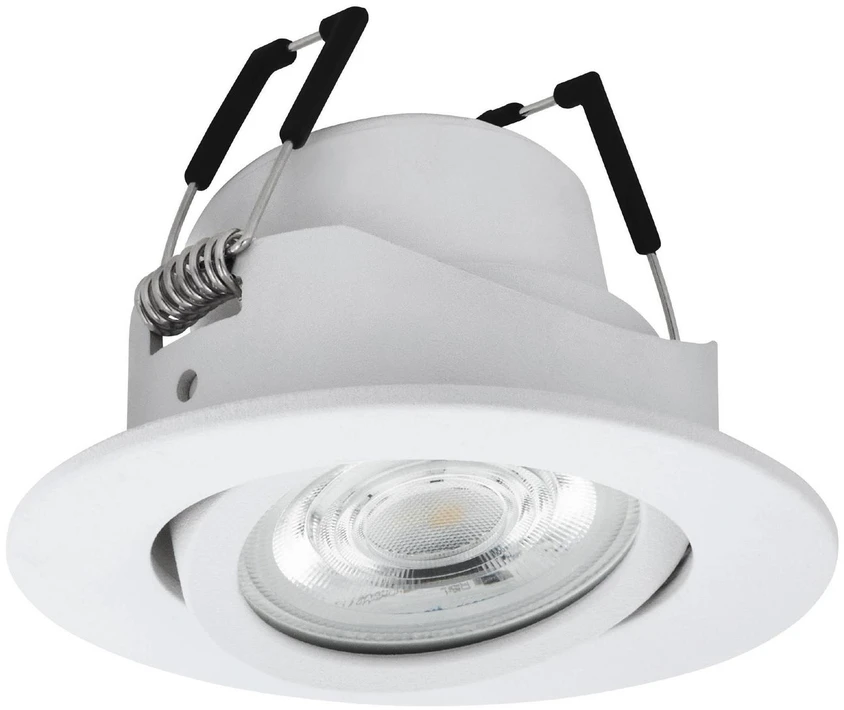 Išmanus įleidžiamas LED šviestuvas EGLO SALICETO-Z RGB, 5W, 2700-6500K, 400lm, baltos sp, Ø8,8cm,APP
