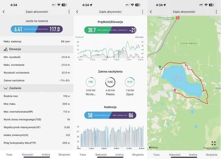 Išmanusis dviračio kompiuteris ANT+ taikymas 50h GPS Shanren MAX30