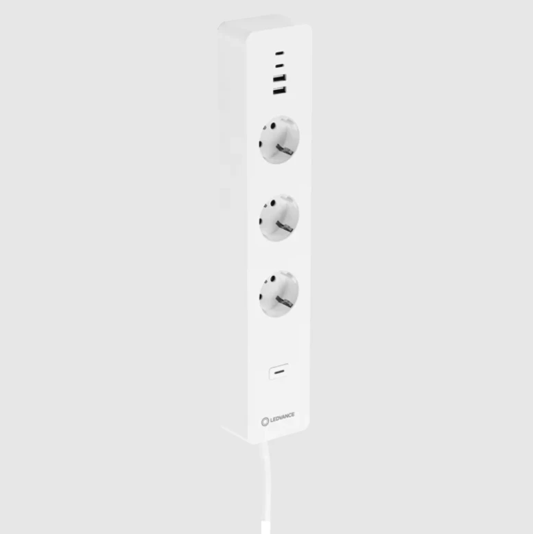 „Ledvance SMART+ WiFi Multi Power Socket“, ES | Ledvance | SMART+ WiFi kelių maitinimo lizdas, ES | 4058075594784 | Baltas