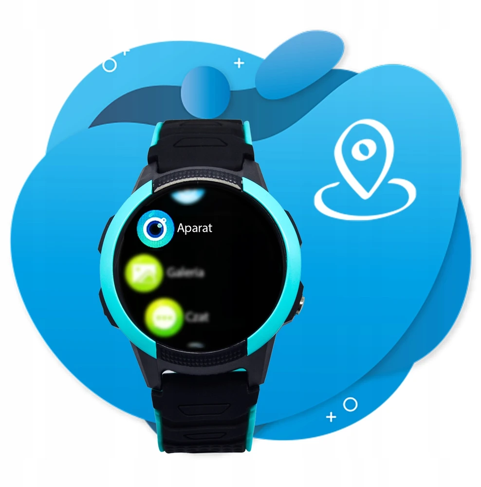 Išmanusis laikrodis CALMEAN Hoop 4G GPS laikrodis žalias