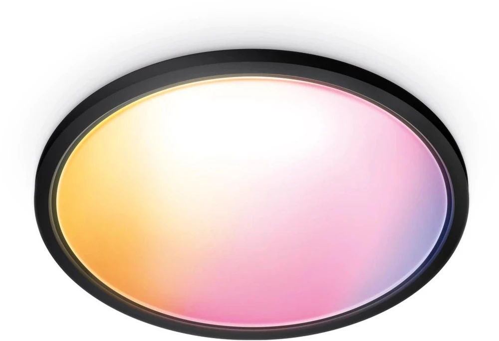 Lubinis šviestuvas Išmanusis LED šviestuvas WiZ SUPERSLIM, 32W, 2700-6500K, 3800lm, baltos sp, Ø55x2,8cm