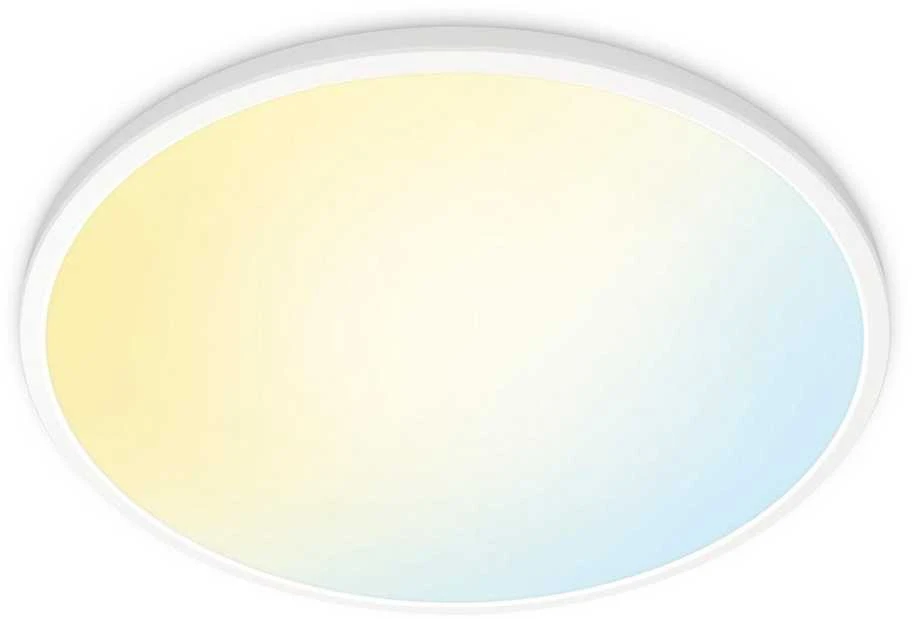 Lubinis šviestuvas Išmanusis LED šviestuvas WiZ SUPERSLIM, 32W, 2700-6500K, 3800lm, baltos sp, Ø55x2,8cm