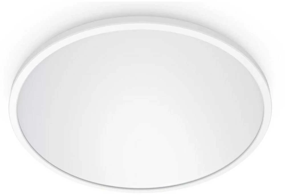 Lubinis šviestuvas Išmanusis LED šviestuvas WiZ SUPERSLIM, 32W, 2700-6500K, 3800lm, baltos sp, Ø55x2,8cm