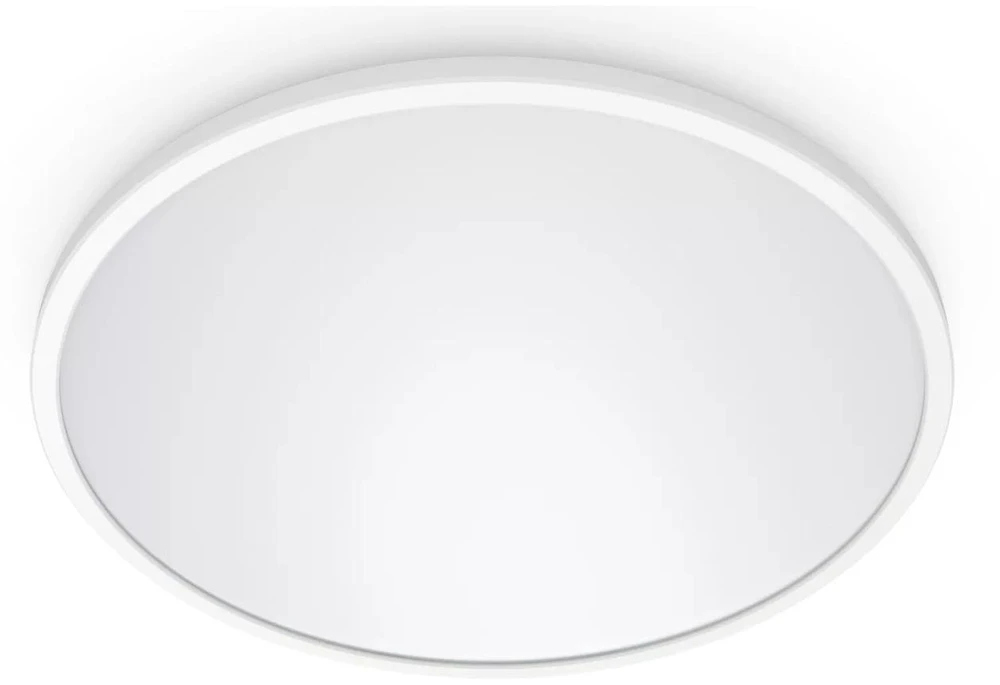 Lubinis šviestuvas Išmanusis LED šviestuvas WiZ SUPERSLIM, 32W, 2700-6500K, 3800lm, baltos sp, Ø55x2,8cm