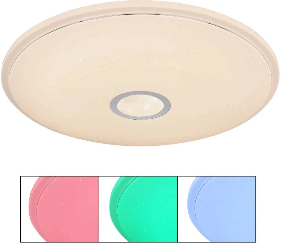 Lubinis šviestuvas Globo Toys Išmanusis lubinis LED šviestuvas GLOBO Connor,30W,3000-6500K,RGB,3400lm,50cm, su pultu/APP