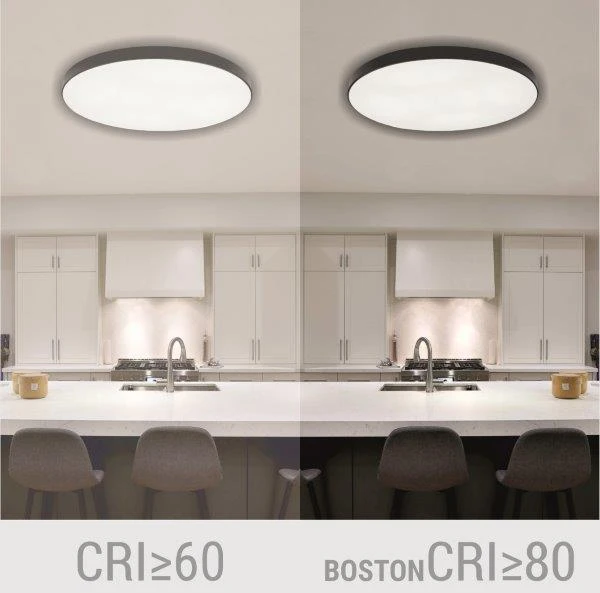Lubinis šviestuvas TOPE Lubinis juodas LED šviestuvas "BOSTON" 2x48W