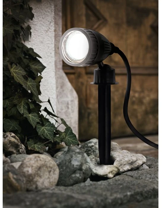 Šviestuvas Eglo Nema 93384, 2.8W, GU10, IP44, juodas