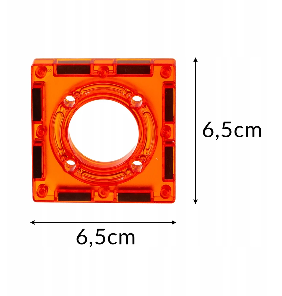 Marka Niezdefiniowana ISO TRADE Magnetiniai blokai - 3D rutulių trasa 96 vnt.