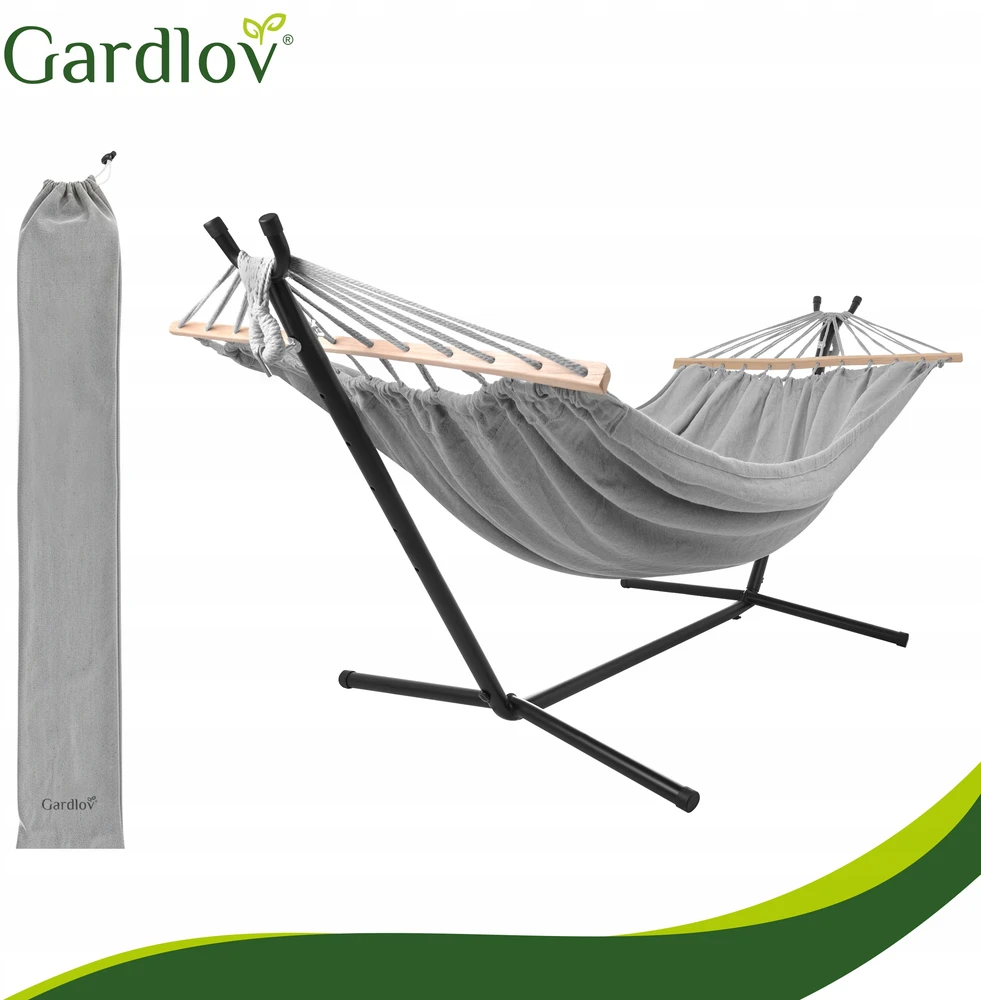 Iso Trade sodo hamakas 200x150cm Gardlov su rėmu 27293